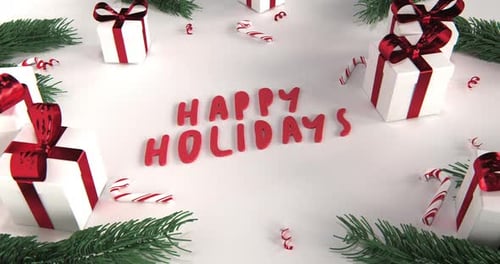 Titre Joyeuses fêtes - 4K