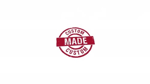 Custom made stamp and stamping isolated