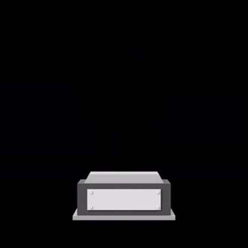 Animated Golden Trophy on Pedestal