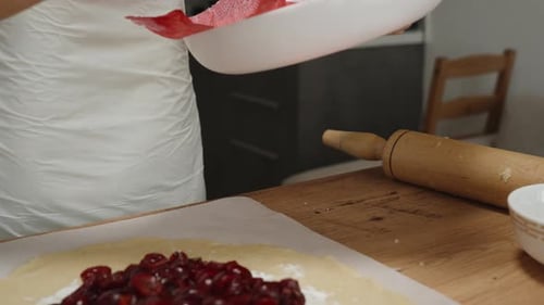 Making Cherry Pie at Home