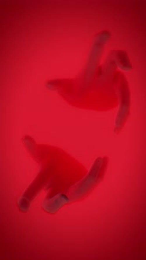 Abstract Fluid Hand Reveal Animation