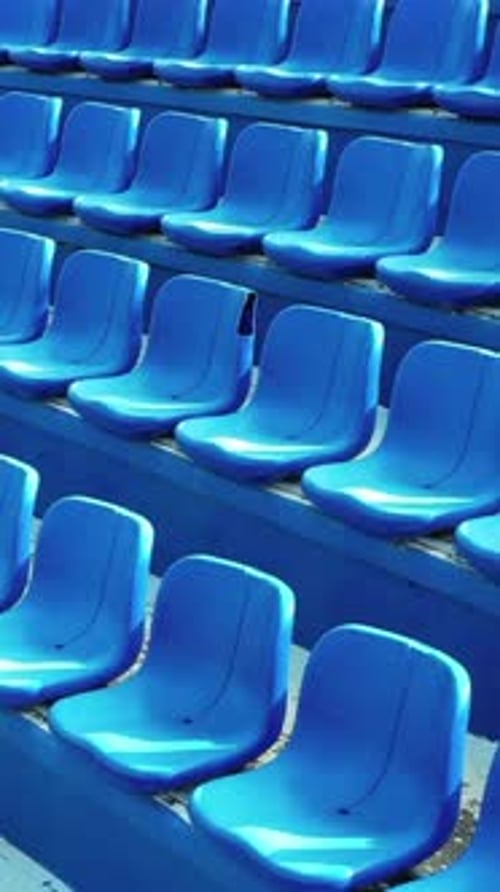 Vertical View Of Stadium Seats