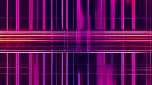 Abstract Neon Grid Lines Animated Loop Background