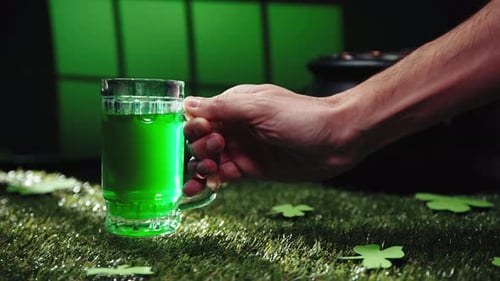 Green Beer For Saint Patrick's Day