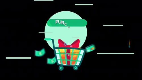 Online Shopping Clothes Select Product And Buy Online in Home Alpha Channel 4K