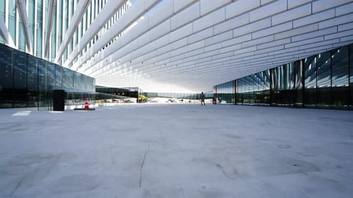 Fantastic architecture of office complex in Lisboa, Portugal.