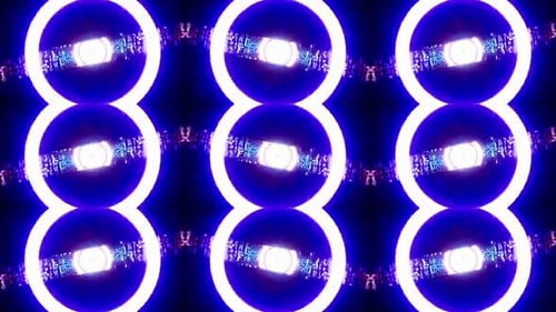 Psychedelic Abstract Tunnel Background Video