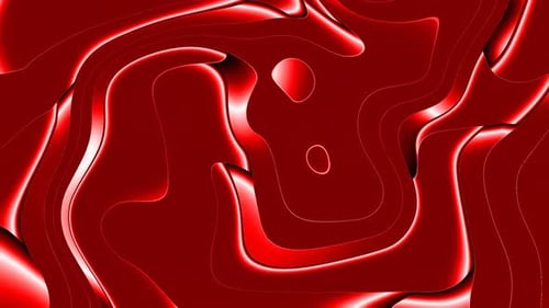 Dynamic Red Fluid Abstract Background Animation