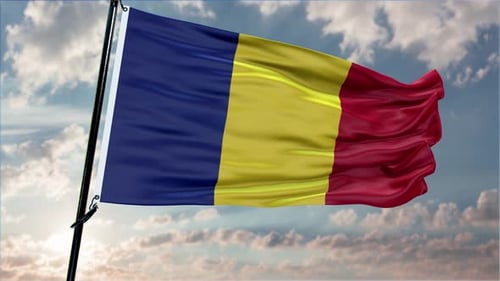 Fluid Waving Flag Animation for Corporate and Broadcast Use