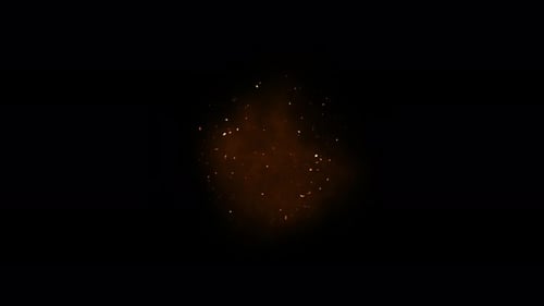 Assault Rifle Muzzle Flash Front View