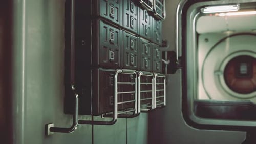 Intérieur d'une station spatiale internationale futuriste