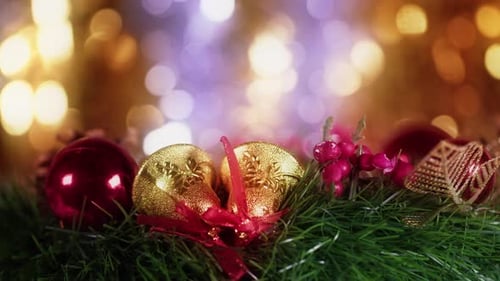 New Year Eve Christmas Decoration Lights And Bokeh 3