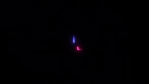 Merry Christmas Neon Countdown 10 Second Alpha Channel