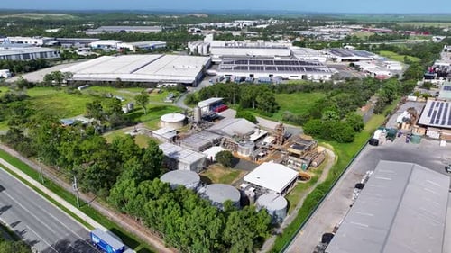 Brewery Drone View
