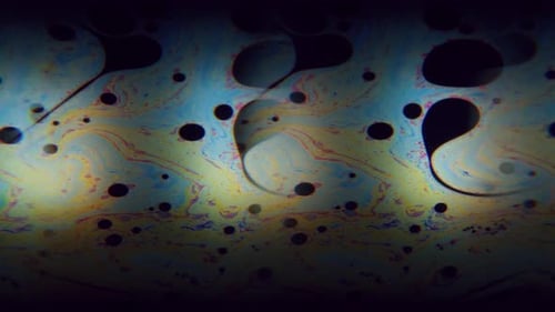 Abstract Colorful Water and Oil Mixture Background