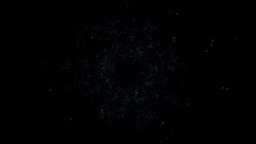 Fluid Cyan Energy Burst Logo Reveal