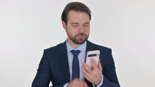 Man Reacts Positively to Phone News