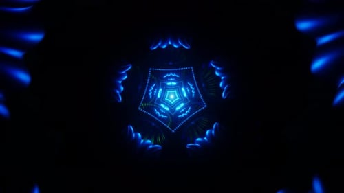 Fond néon scintillant VJ envoûtant