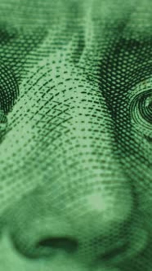 Vertikales Benjamin Franklin-Porträt Hundert Dollar