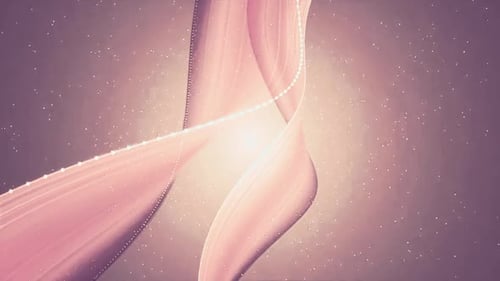 Yellow Glittering Particles And Lights Motion Loop