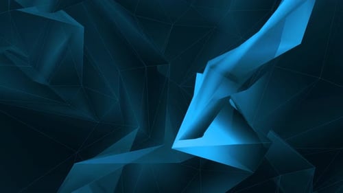 Abstract Geometric Polygons Background Animation