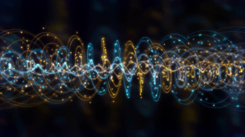Digital Wave: Futuristische Soundwave-Technologie und Datenfluss