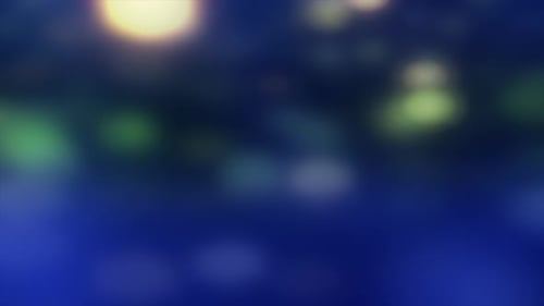 Headline Collection: A background element of a blue blur screen with big twinkling lights effect