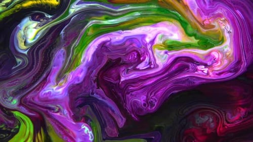 Abstract Colorful Ink Movements Spreads On Water Texture 398