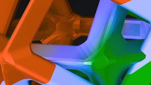 Video mit abstraktem VJ-Nomenhintergrund