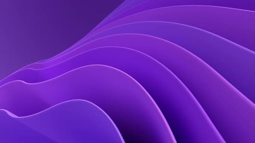 Abstract Purple Fluid Waves Seamless Motion Background