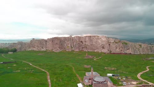 The Fortress of Van is a massive stone fortification built by the ancient kingdom of Urartu
