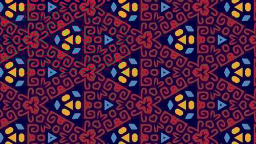 Animationshintergrund für nahtlose Muster | Animationshintergrund mit isometrischen Mustern