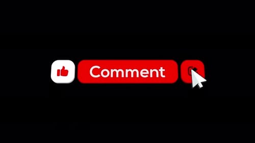 Social Media Counter Comment Animation