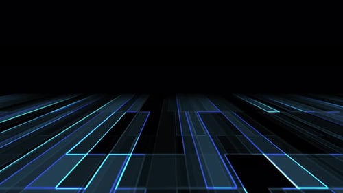 4K Big Data Visualization Digital Analytics | Technology Information Background Loop