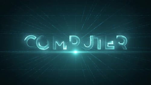 Computer 4 K Digital Data Text