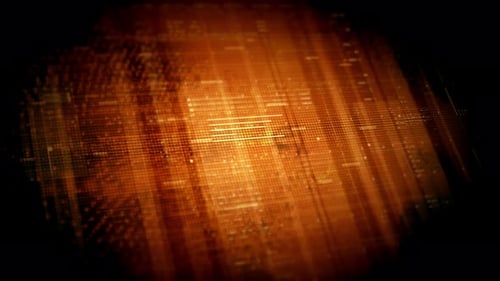 Digital Glitch Grid Technology Background Animation
