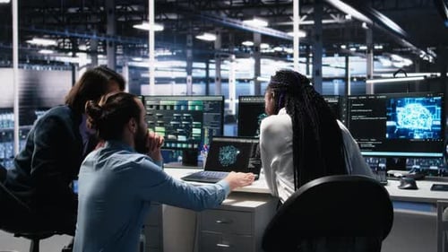 Teamworking Data Center Technicians Using Machine Learning Algorithms