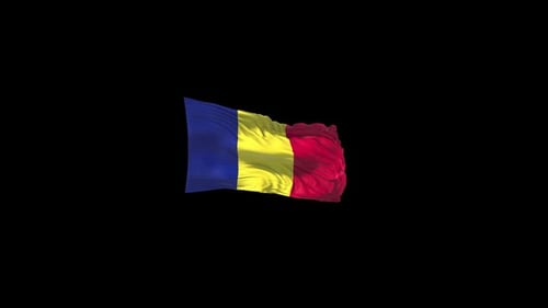 Flagge Rumäniens mit Alpha-Kanal