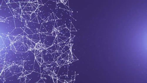 Animated Plexus Network Digital Connections Background