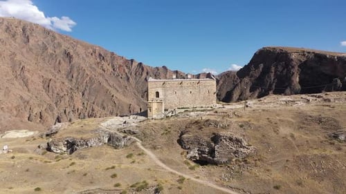 Historical Building On The Mountain