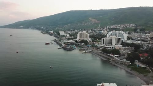 Lake, Resort and Hillside Town