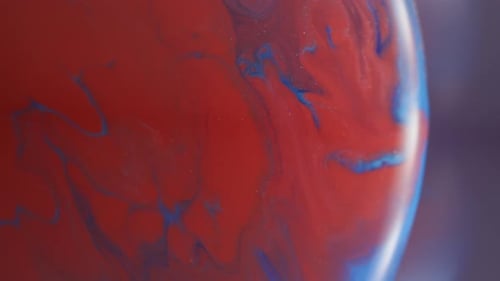 Acrylic Spread Blur Paint Blend Emulsion Mix Flow