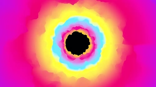 Abstract Color Tunnel