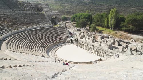 Le théâtre d'Éphèse (Efes) à Selçuk, province d'Izmir, Turquie