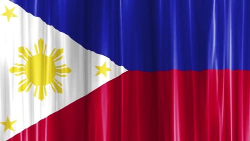 Animated Waving Flag of the Philippines