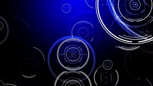 Tecnologia: laço de fundo azul