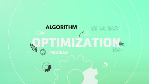 Infographic Multiple Titles With Icons Animation Information Optimization