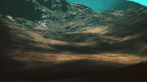 Majestic Mountain Landscape Under Clear Sky at Dusk with Rich Textures