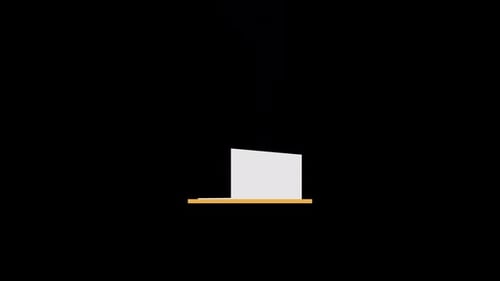 Flat Design House Icon Reveal Animation