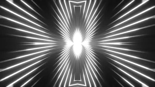 Dynamischer Lichttunneleffekt pulsiert vor Energie, perfekt für Intros